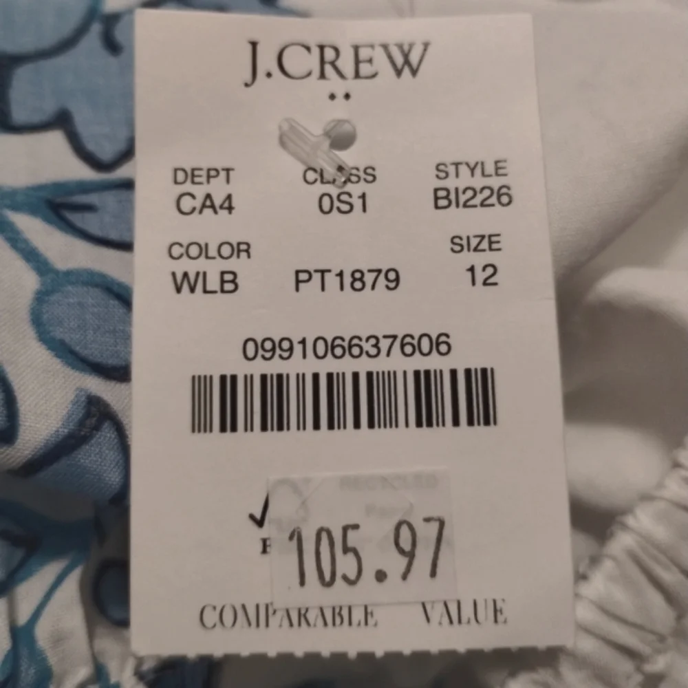 NWT J CREW Square Neck Off Shoulder Midi Dress Size 12 - Picture 9 of 15